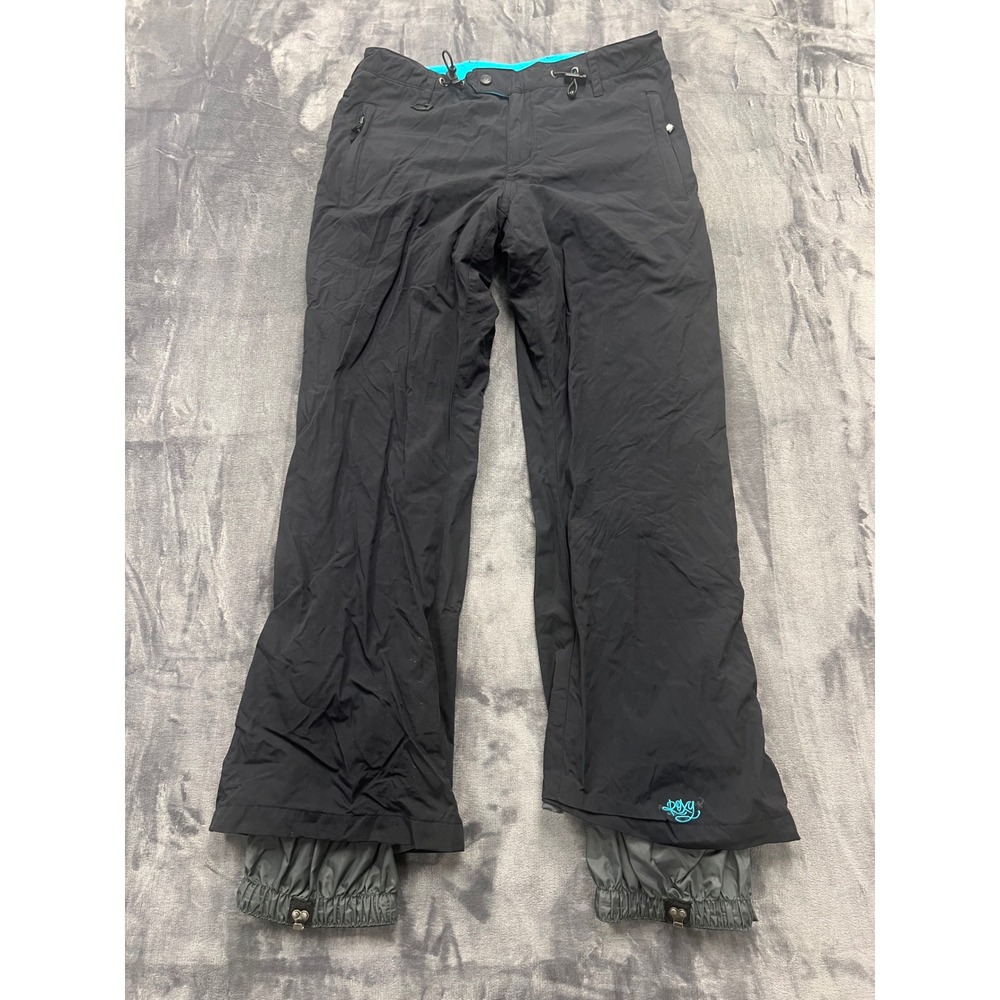 Roxy Snow Pants Size Small Black 5000 Series Ski Snowboard Insulated Boot Gaiter